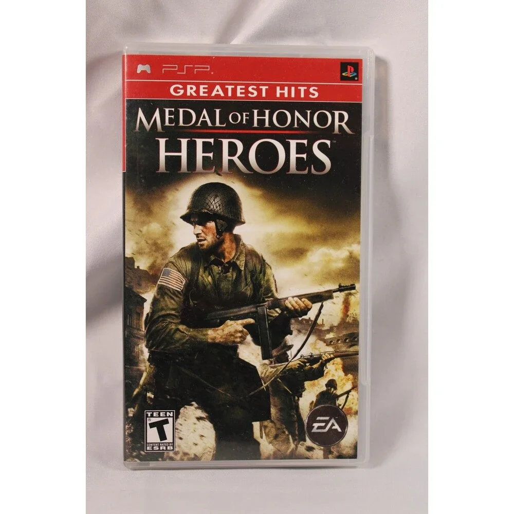 Medal of Honor: Heroes (Sony PSP, 2006) Case and Manual Only No Game